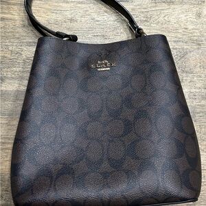 Coach Brown Signature Bucket  Bag
